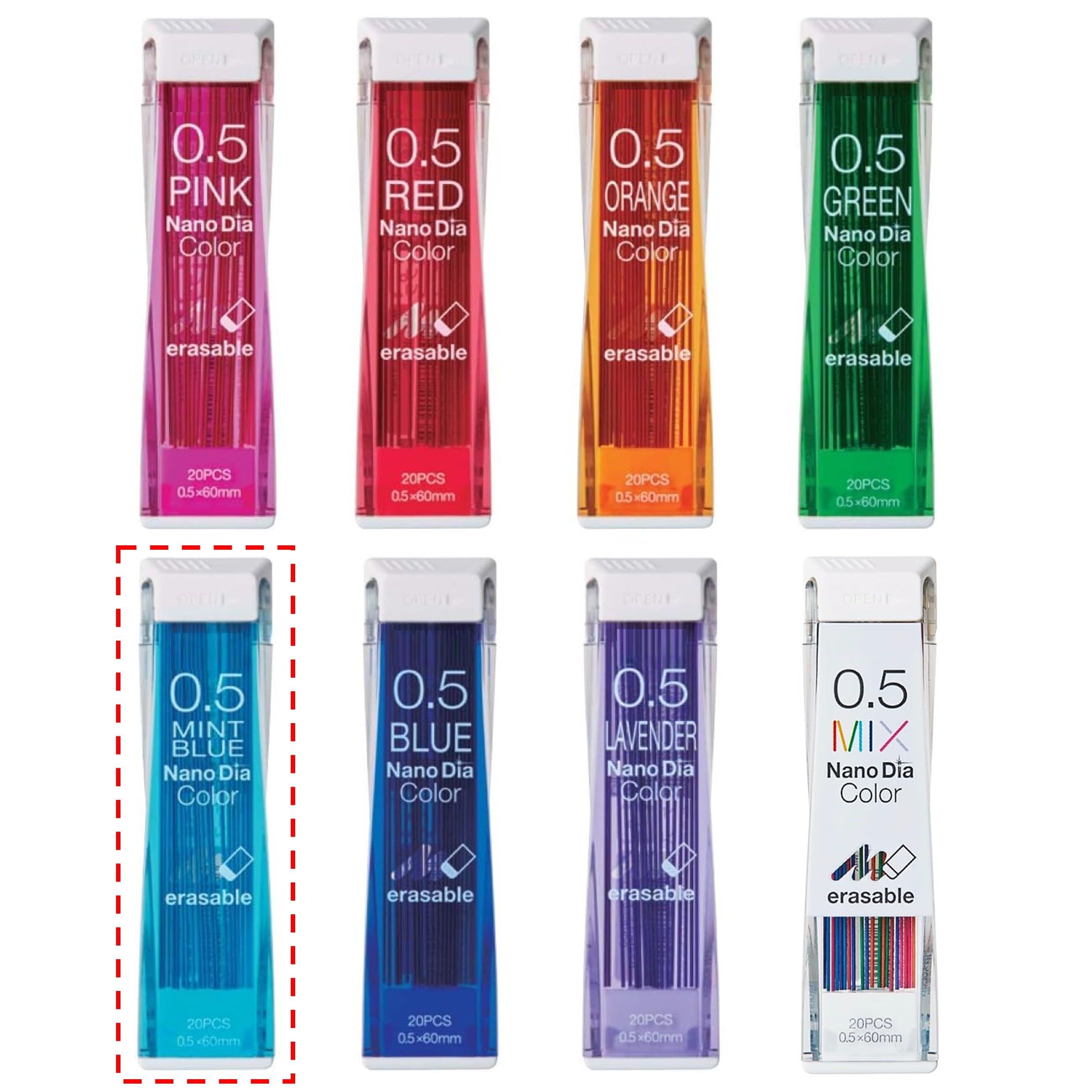 Amazon.co.jp: 【単品販売】 ナノダイヤカラー カラーシャープ替芯 0.5